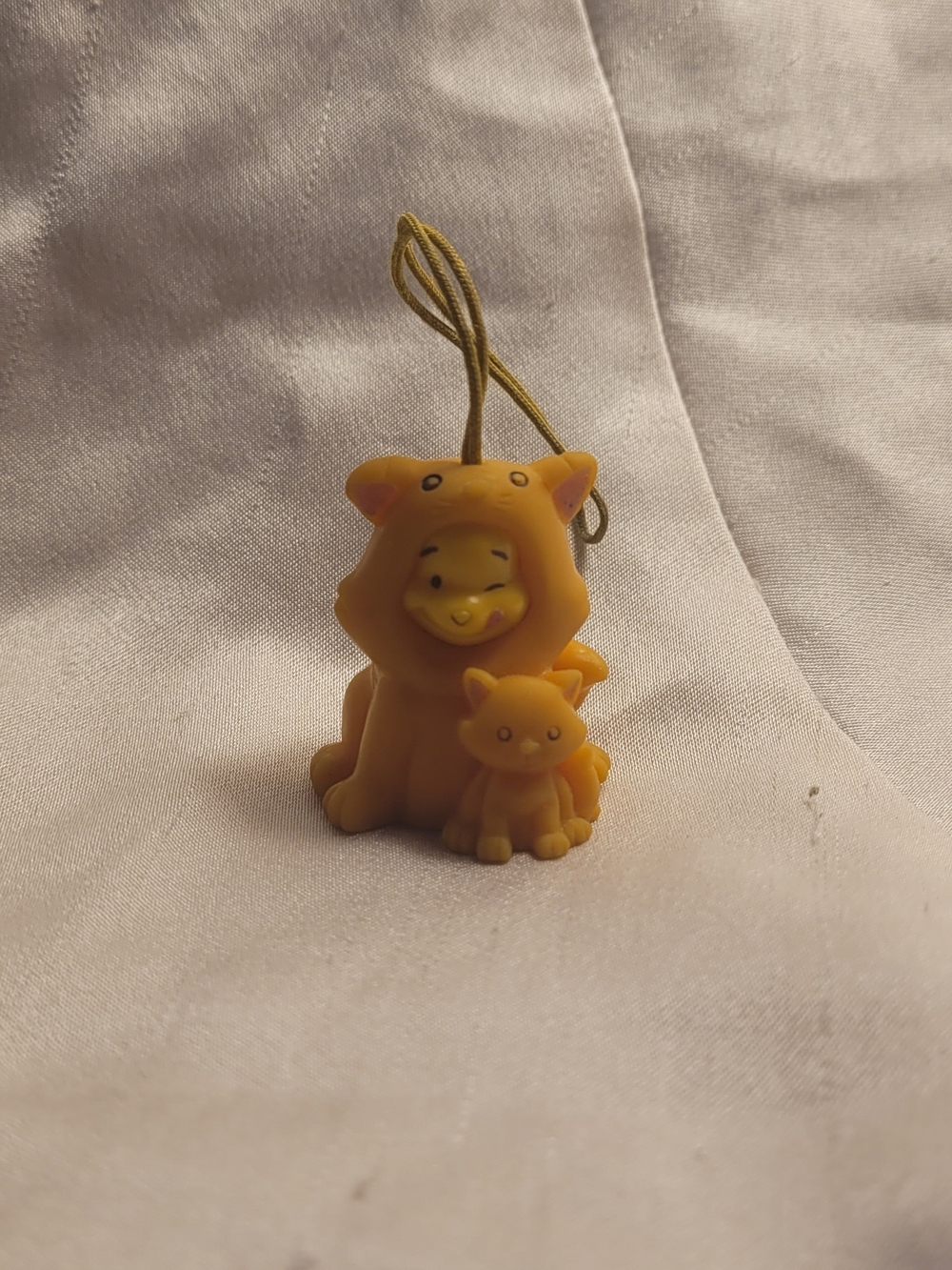 Orange Cat Duo Small Pets Charm Peek A Pooh
